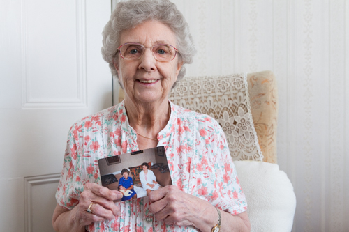 Eileen Richardson, former midwife
